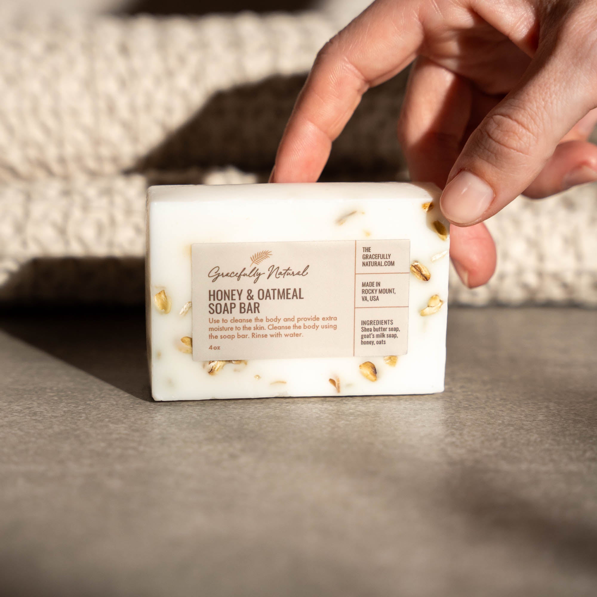 Honey & Oatmeal Soap Bar