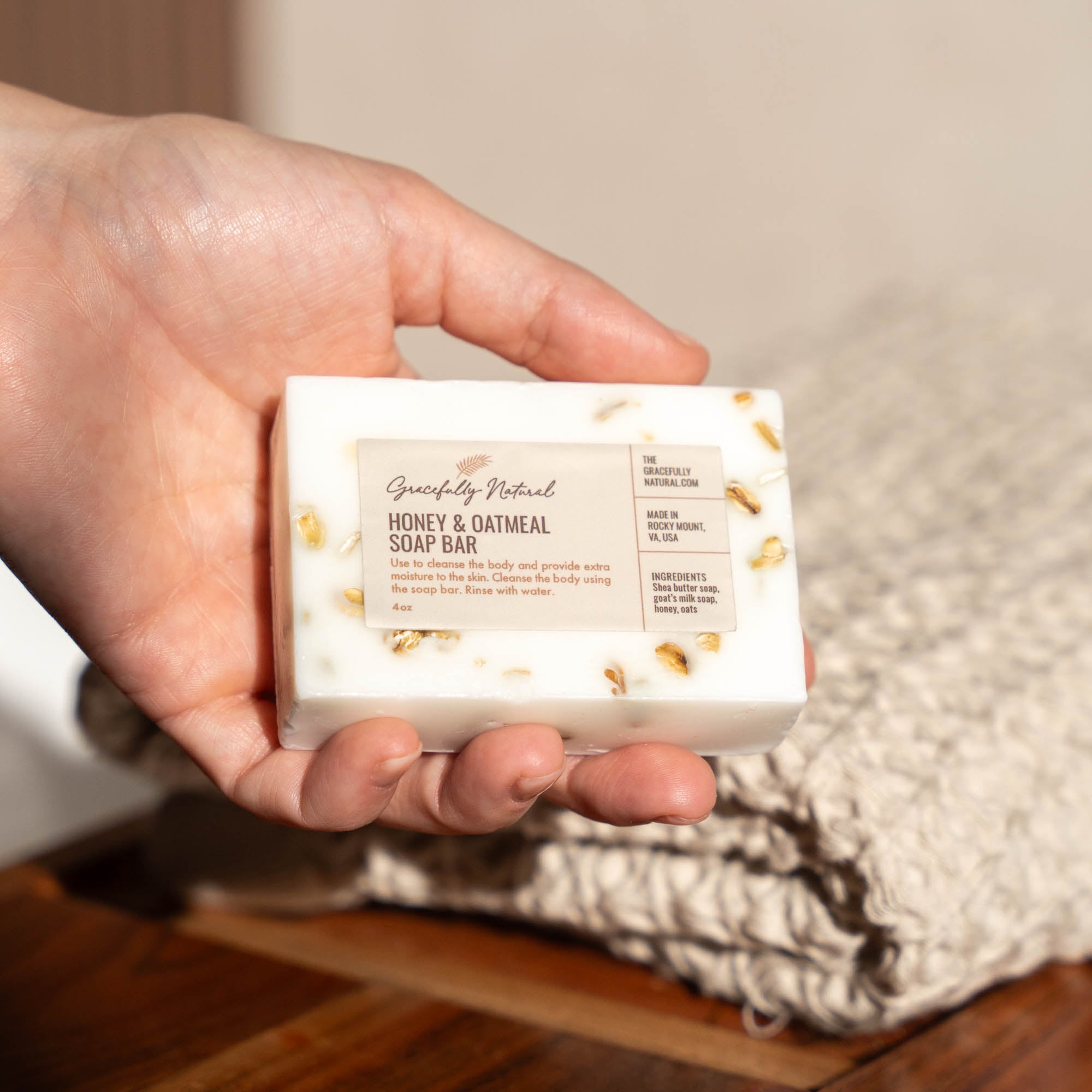 Honey & Oatmeal Soap Bar