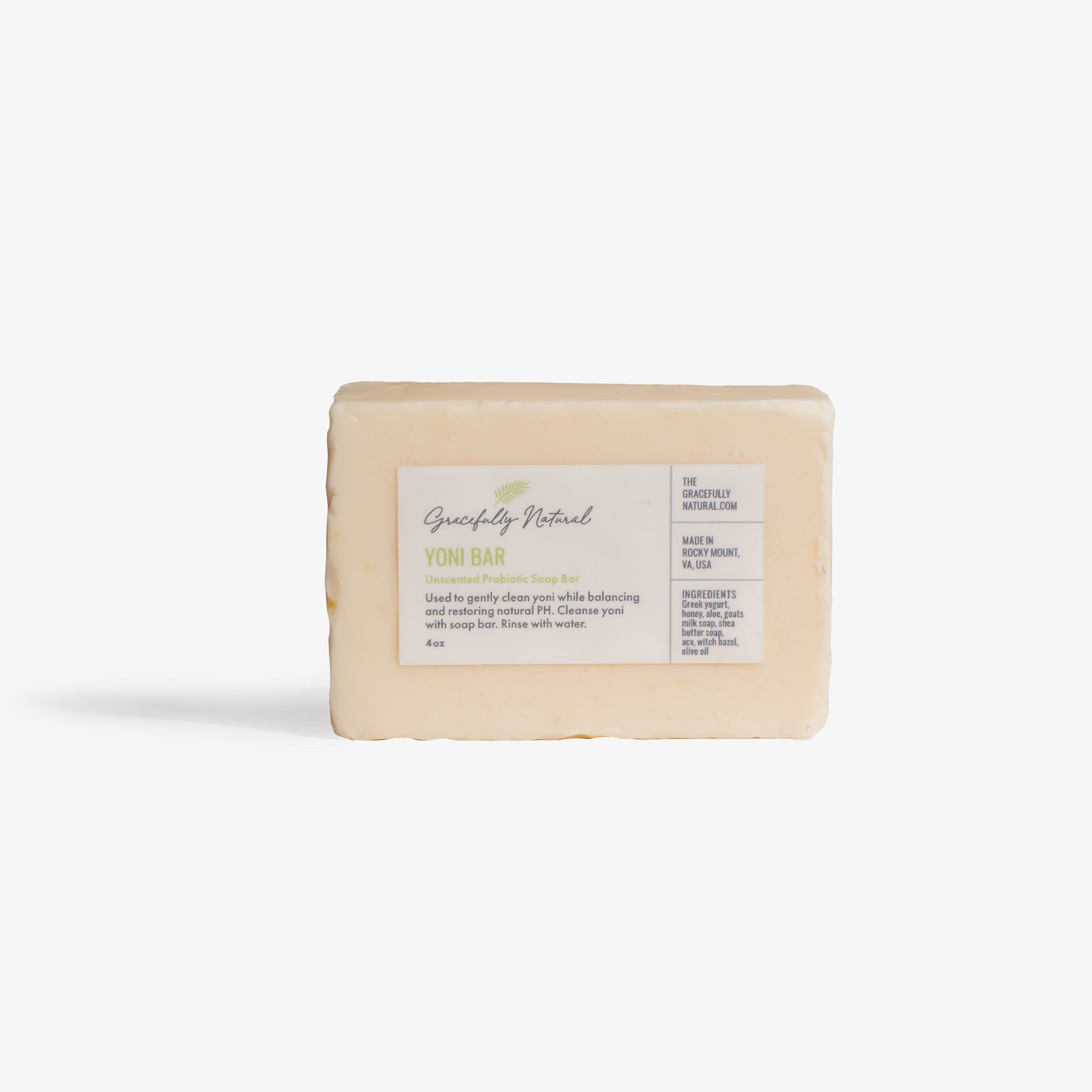 Unscented Probiotic Yoni Soap Bar